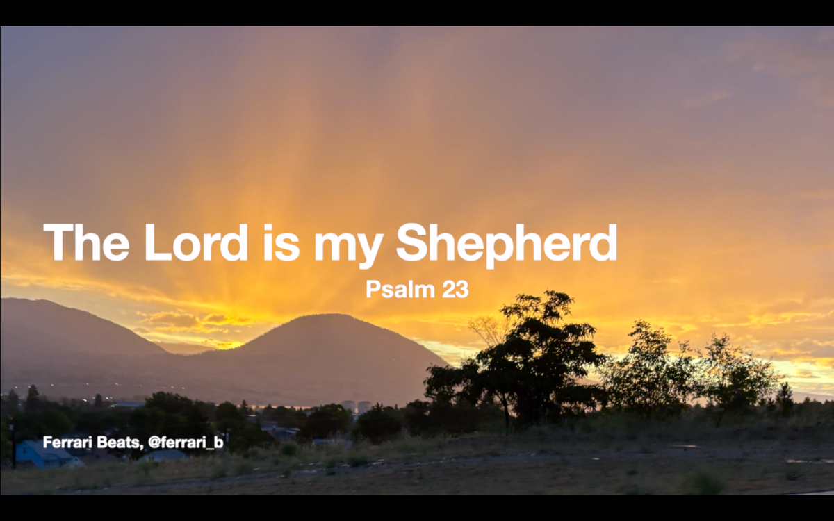 The Lord is my Shepherd - Sheet music