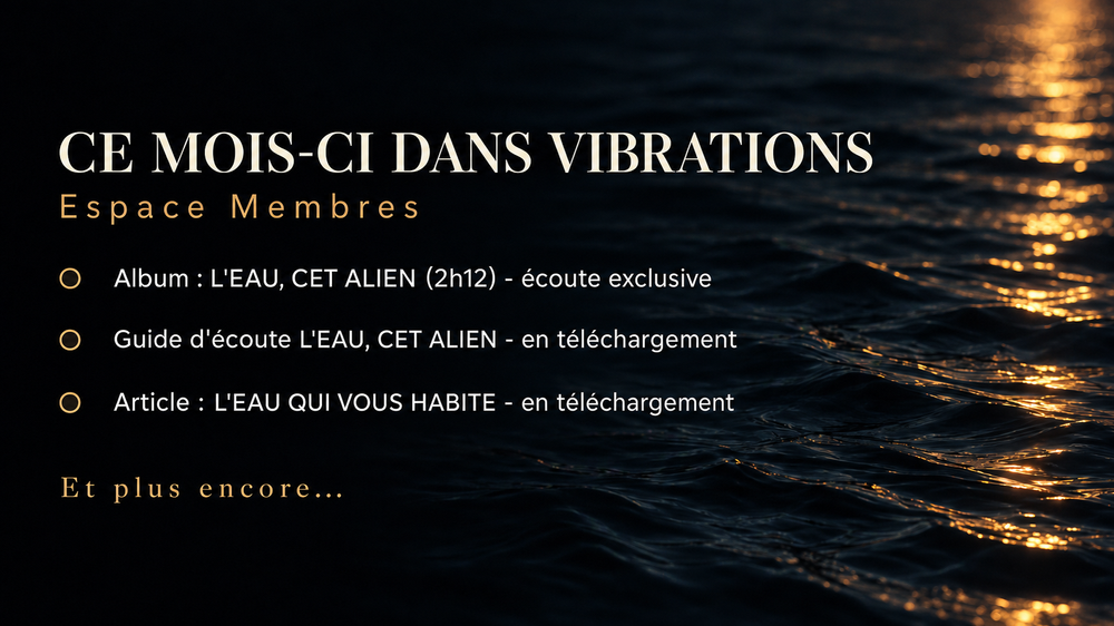 Espace Membres Biosonic World