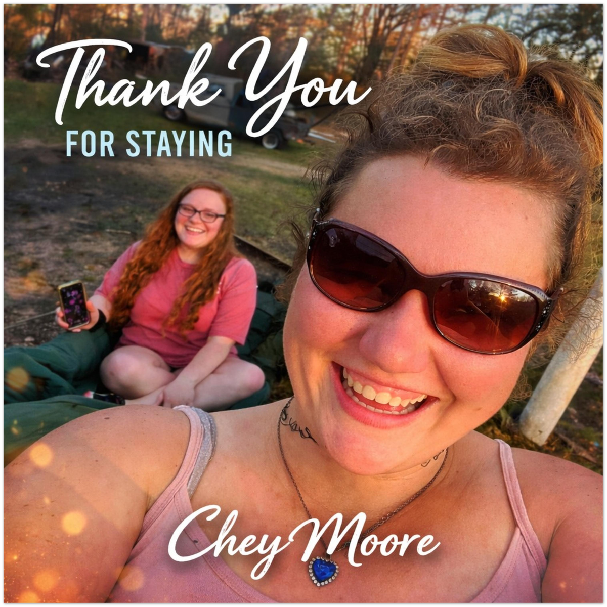 Thank You For Staying - Fine Art Poster