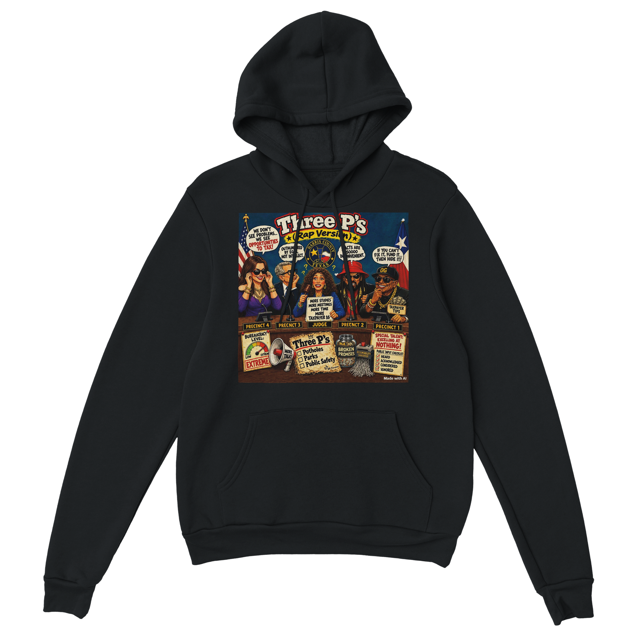 Three P&#39;s (Rap Version) - Classic Unisex Pullover Hoodie