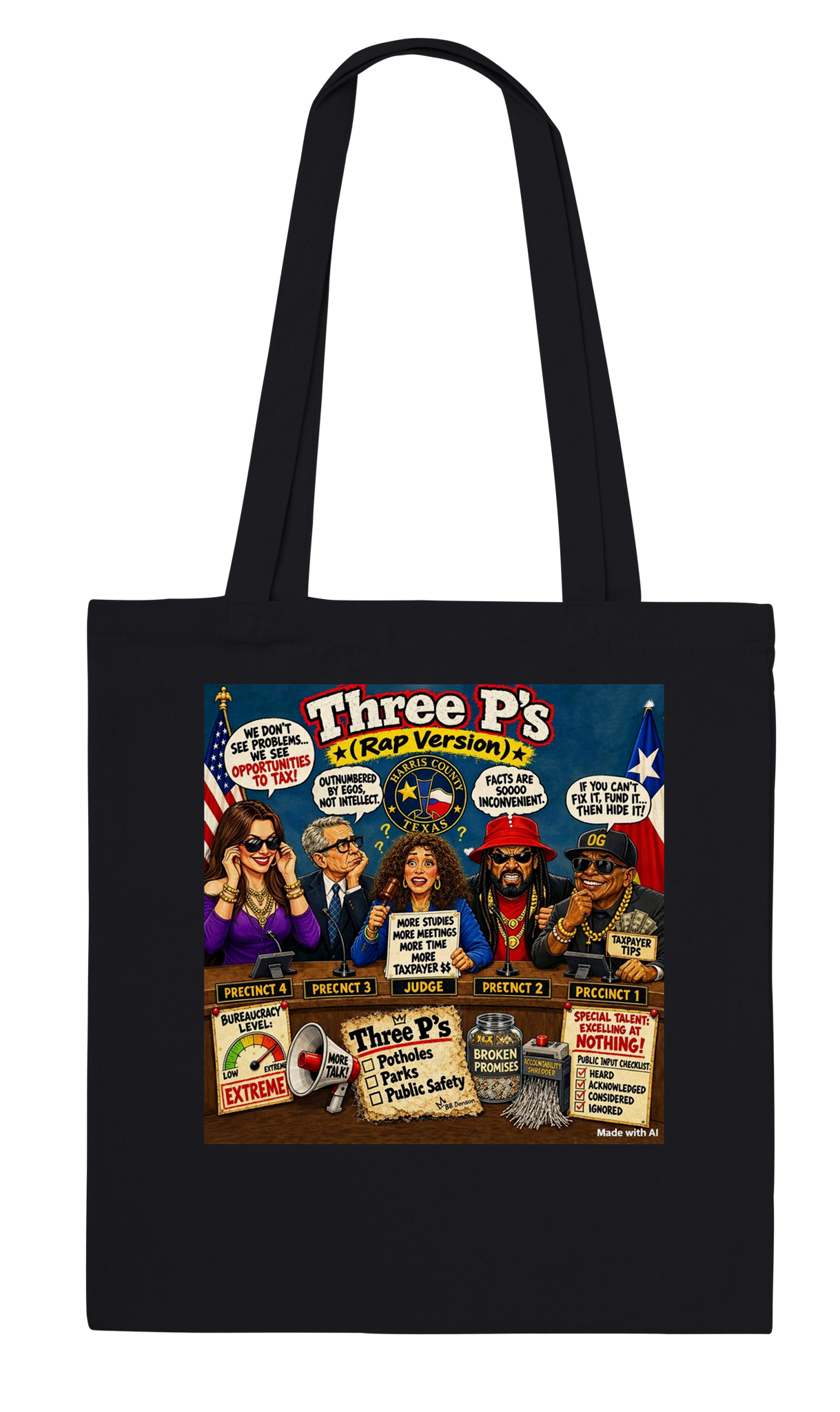 Three P&#39;s (Rap Version) - Tote bag