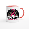 GLOSSY PEARL MUG  -OVERCOMER 