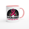 GLOSSY PEARL MUG  -OVERCOMER 