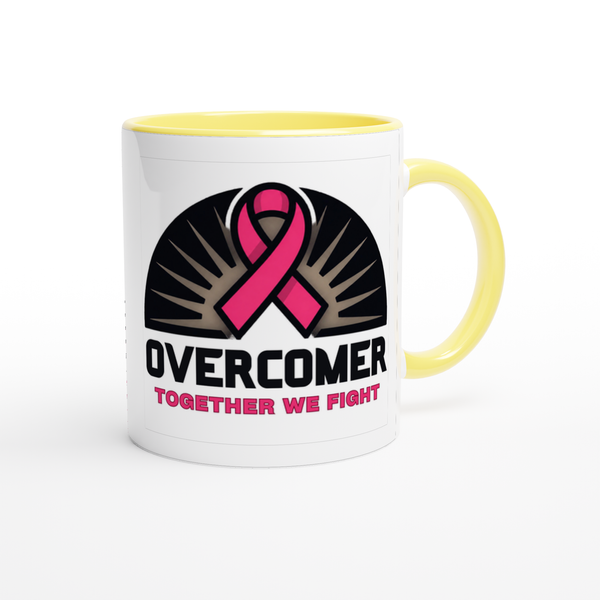 GLOSSY PEARL MUG  -OVERCOMER 
