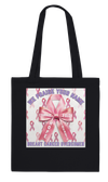 TOTE BAG - WE PRAISE YOUR NAME (Breast Cancer Overcomer Edition) 