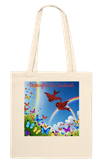 Butterflies & Cardinals - Tote bag