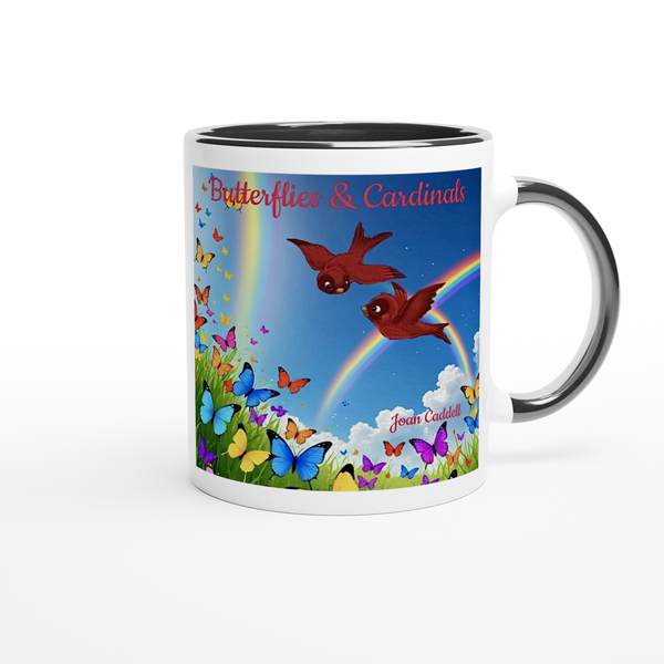 Butterflies & Cardinals - Ceramic Mug