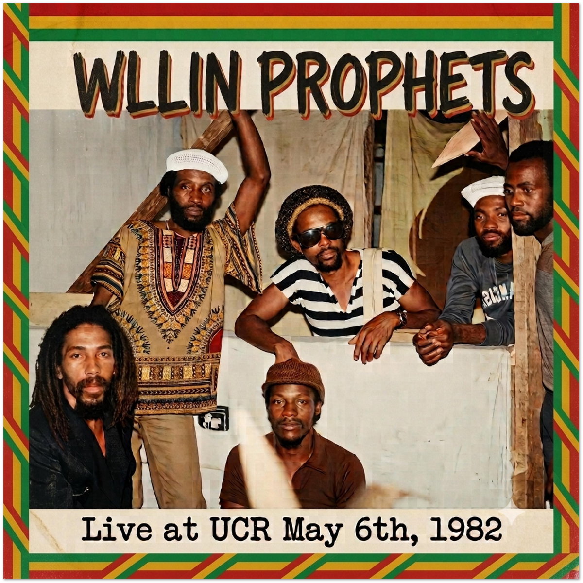 Live at UCR May 15th. 1982 - Fine Art Poster