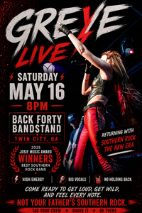 GREYE "Live" at the BackForty Bandstand