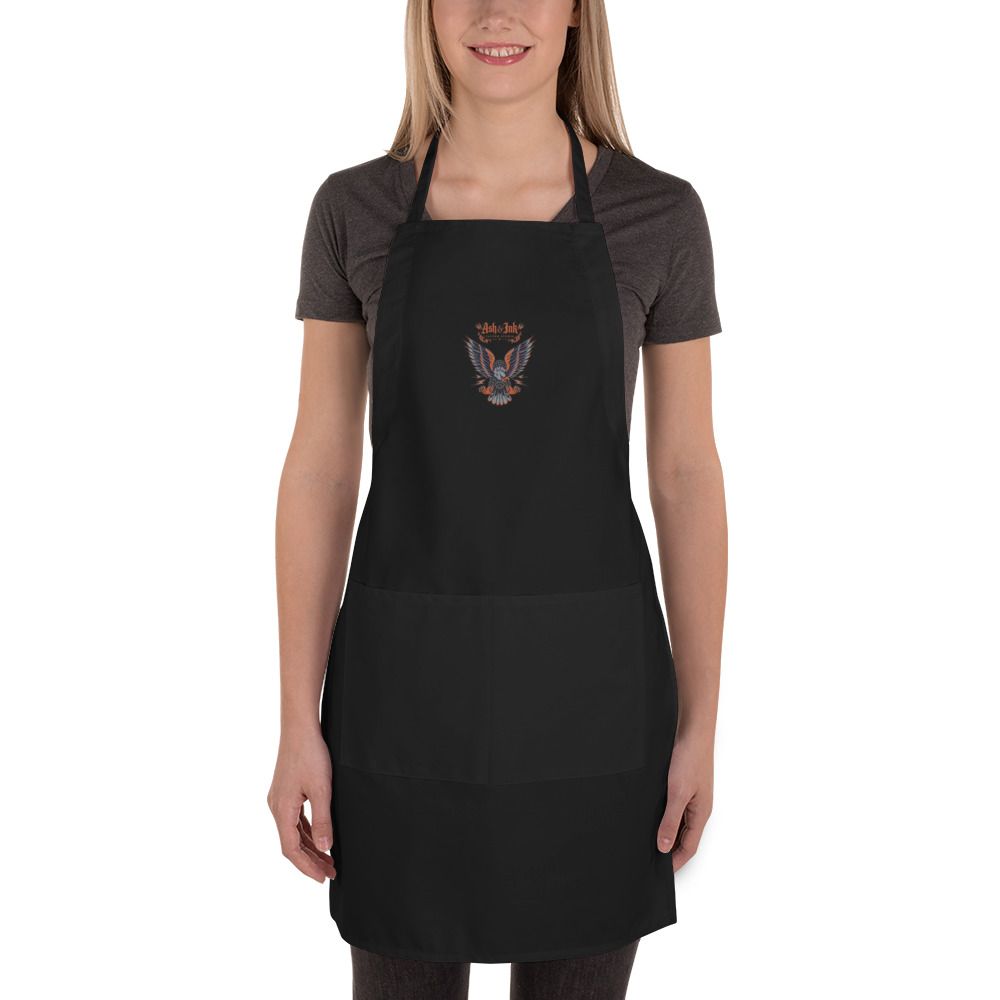 Eagle Embroidered Apron | Liberty Bags 5502
