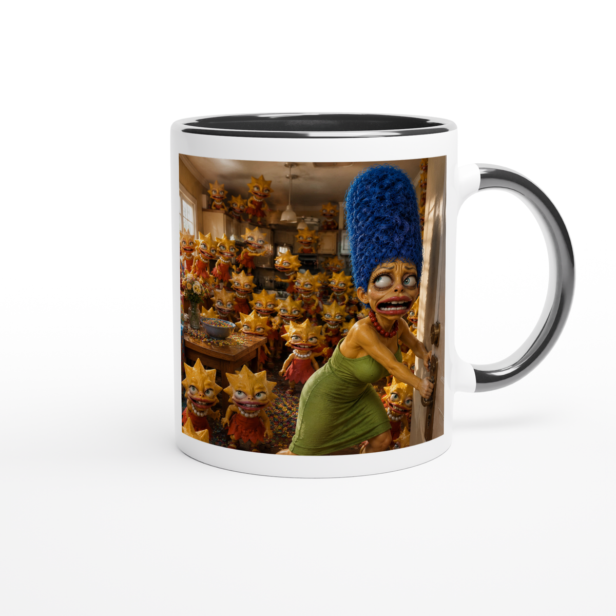 Marge Kept The Lisas In - Ceramic Mug