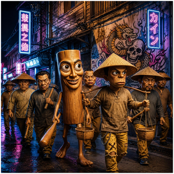 Homer Let The Barts Out Chinese Edition - Fine Art Poster