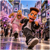 Homer Let The Barts Out (Kpop Remix) - Fine Art Poster