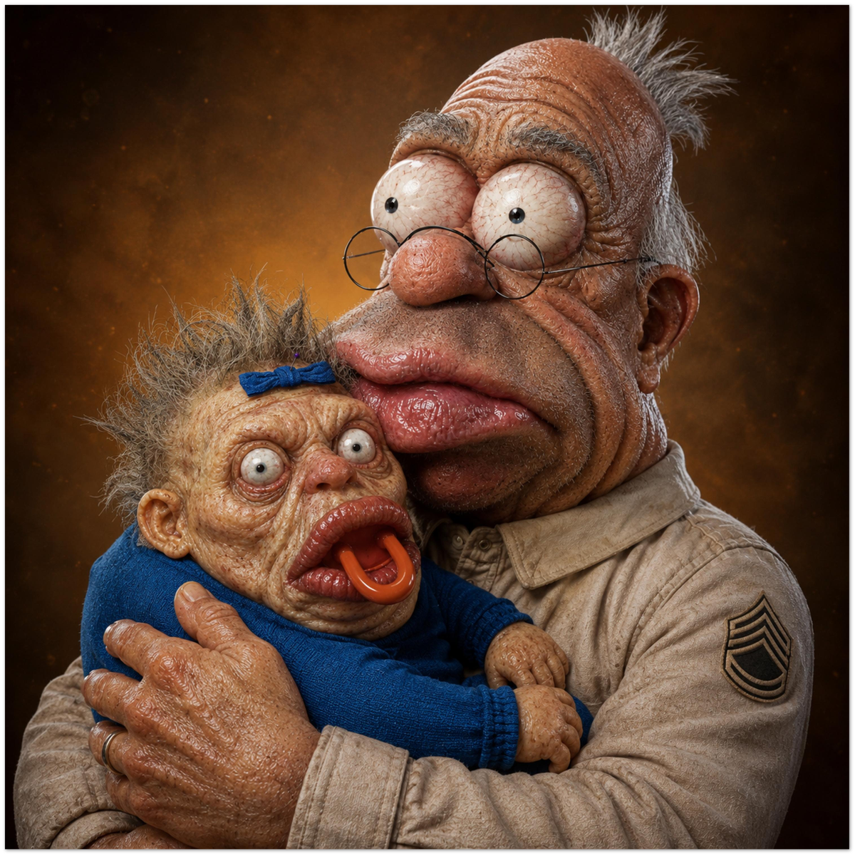 Grampa Put The Maggies Down - Fine Art Poster