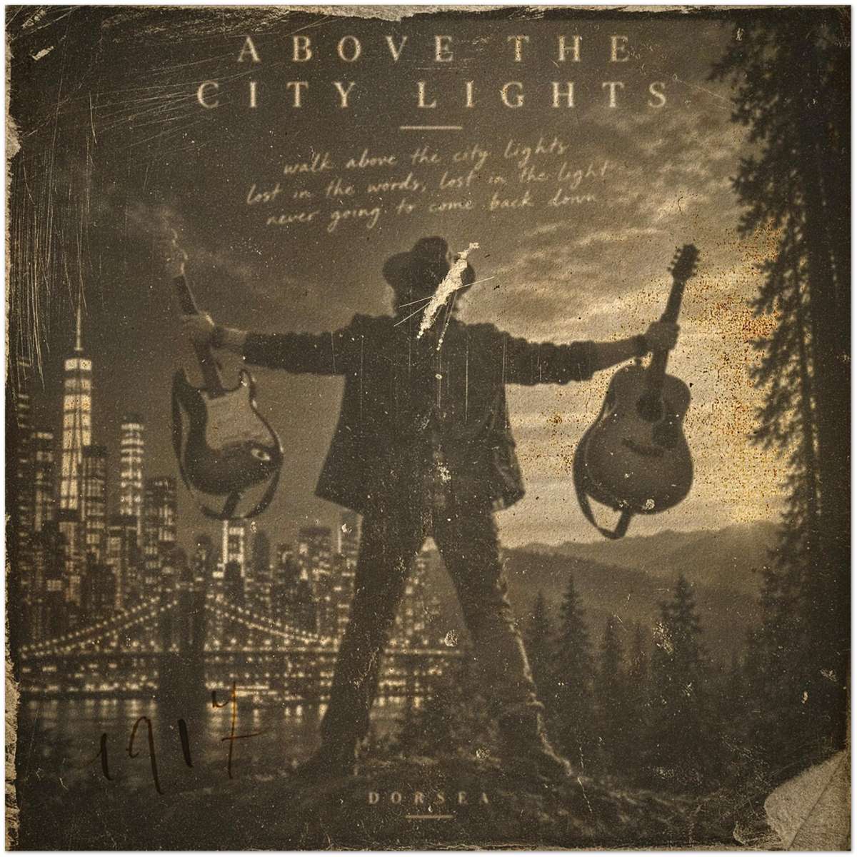 Above The City Lights - Fine Art Poster
