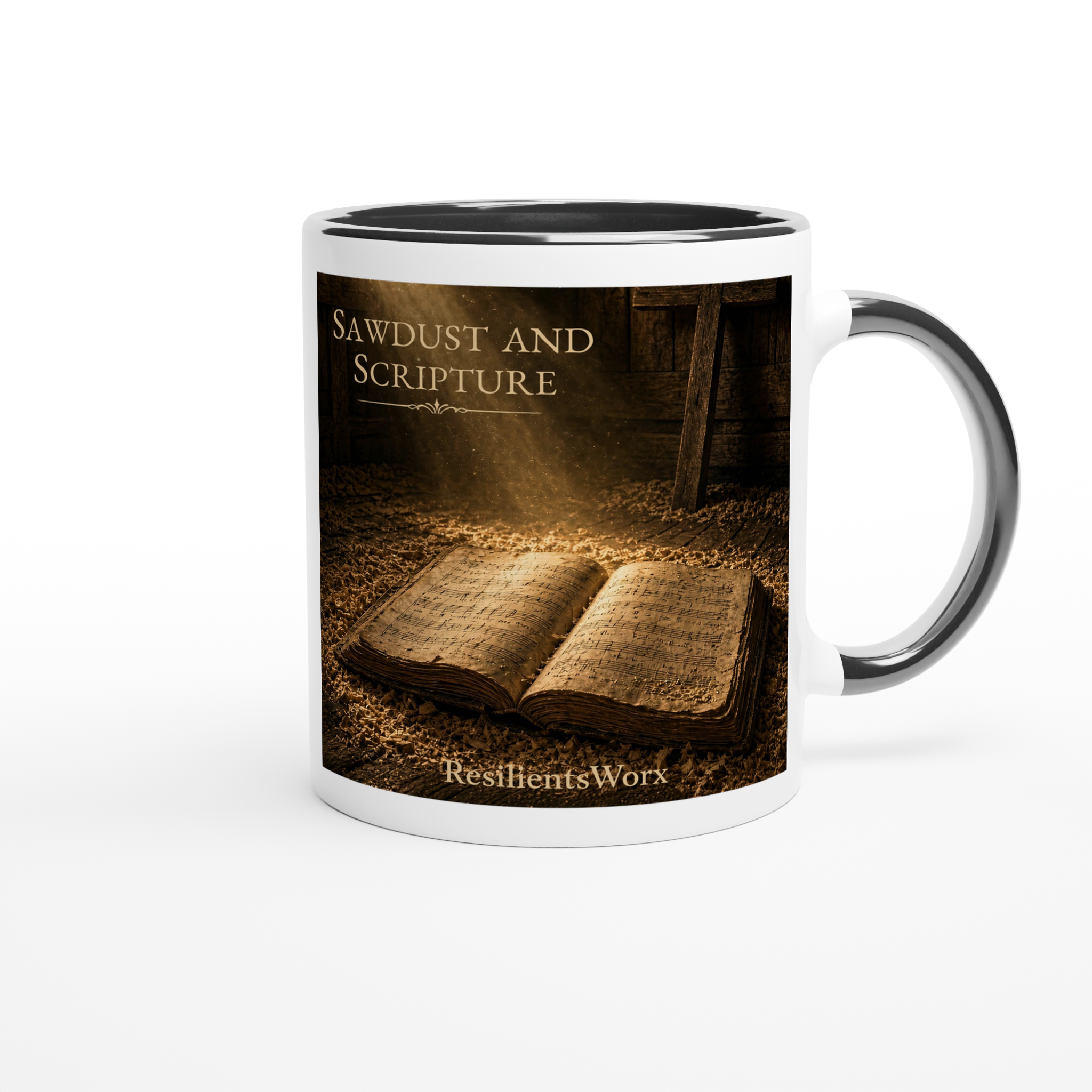 Sawdust and Scripture - Ceramic Mug