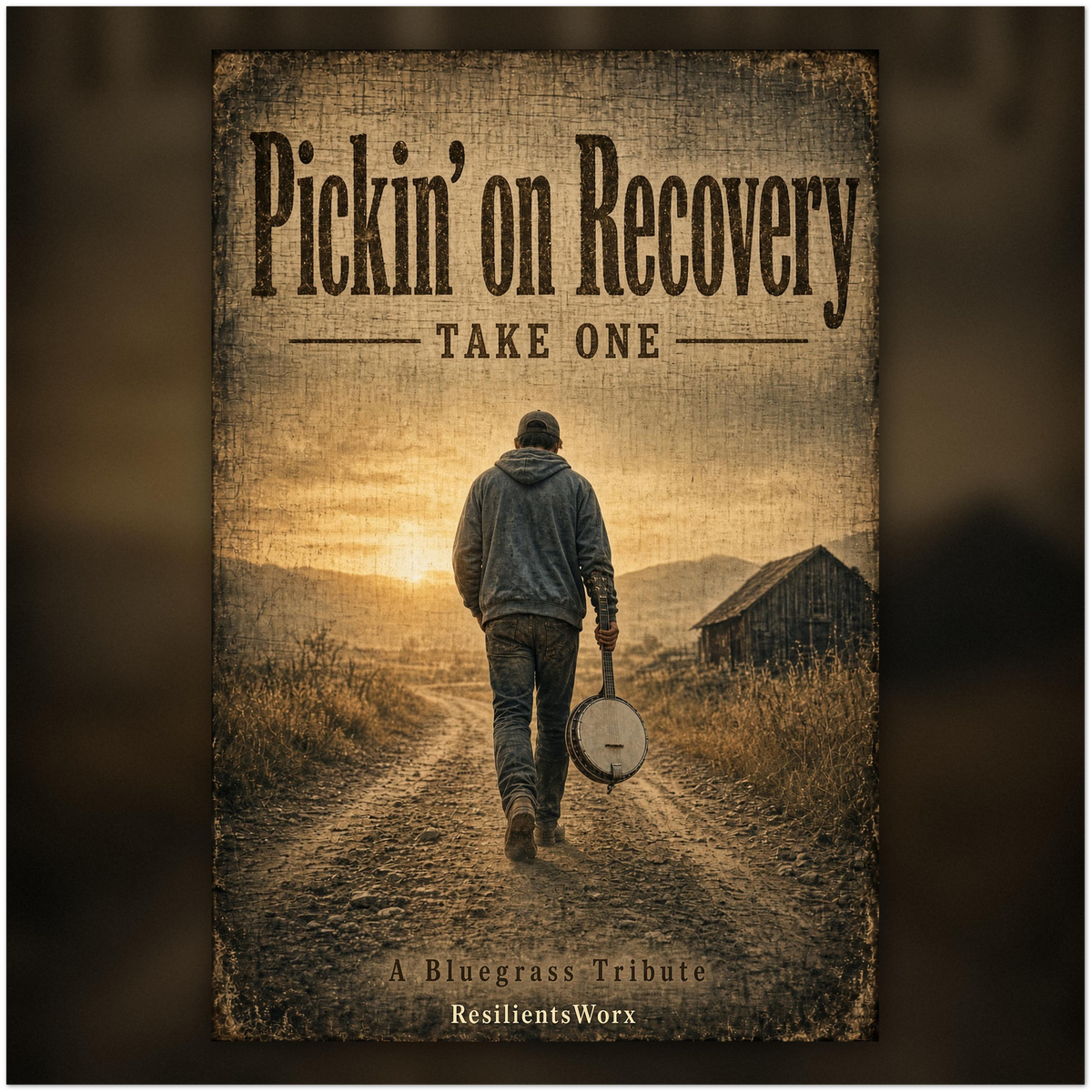 Pickin' on Recovery Take One - Fine Art Poster