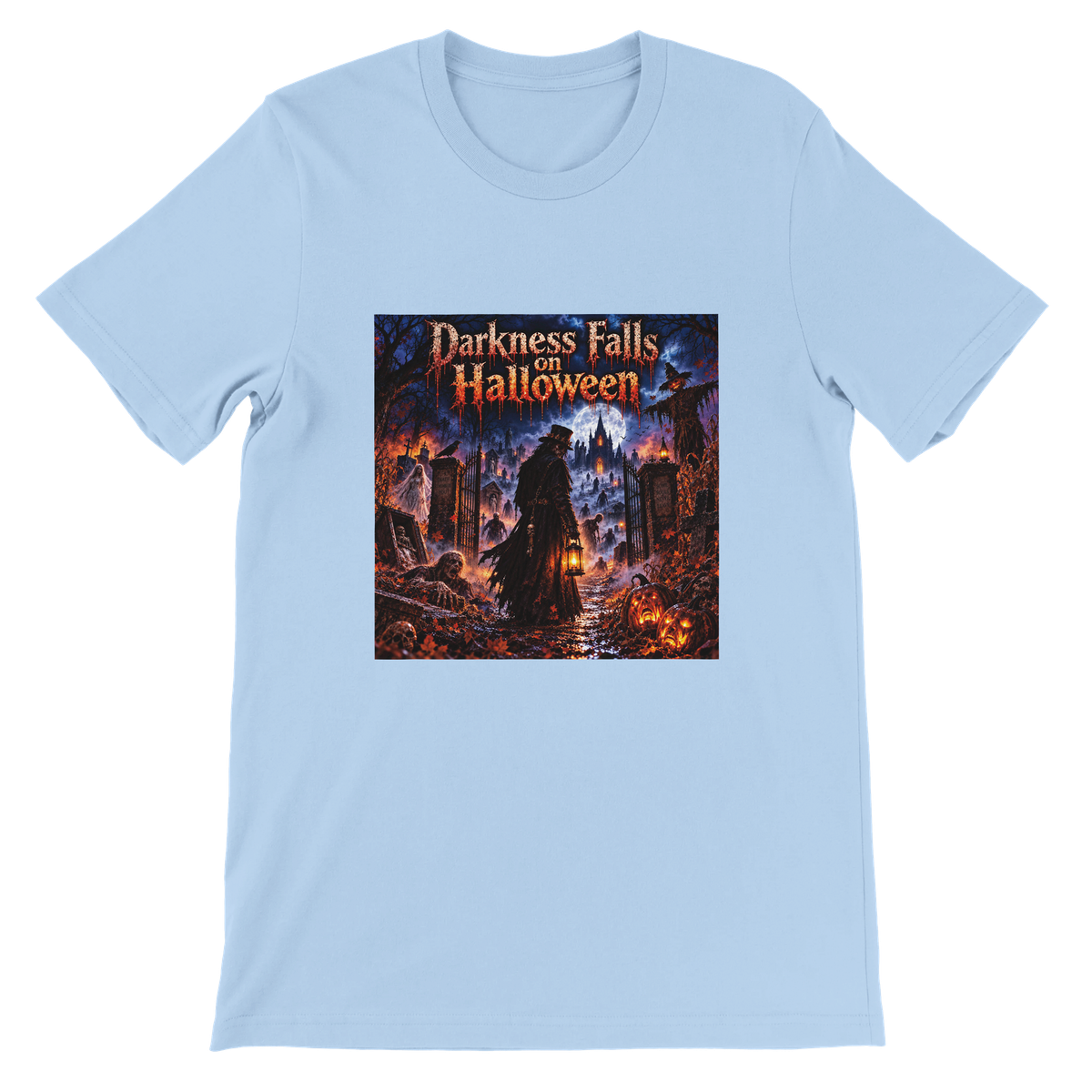 Darkness Falls on Halloween - Unisex T-Shirt