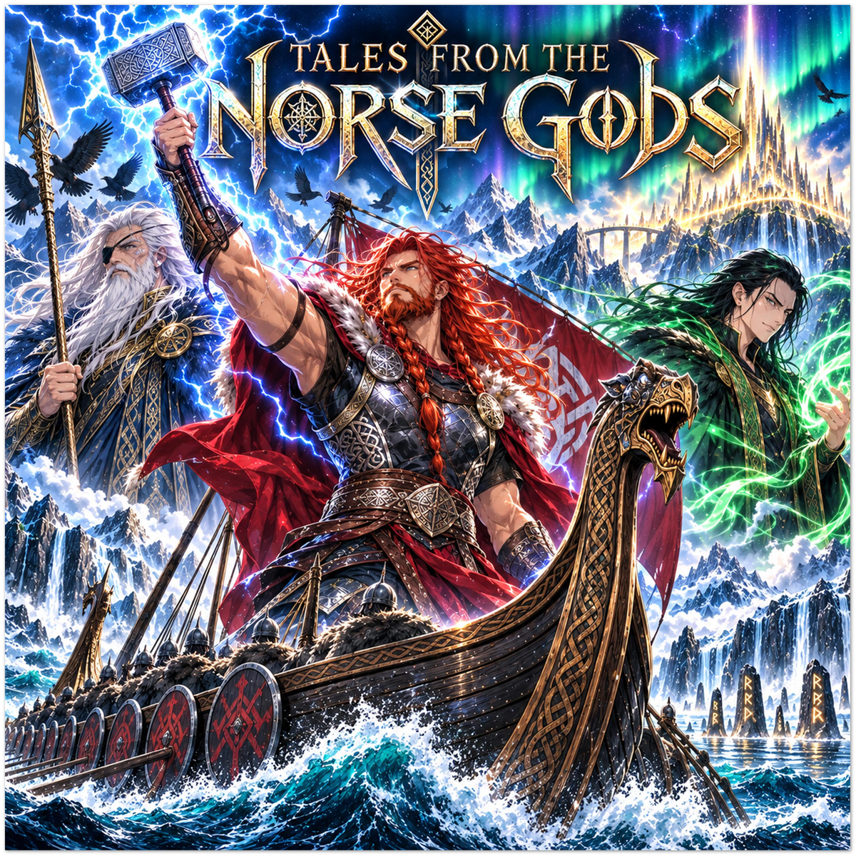 Tales from the Norse Gods - Fine Art Poster