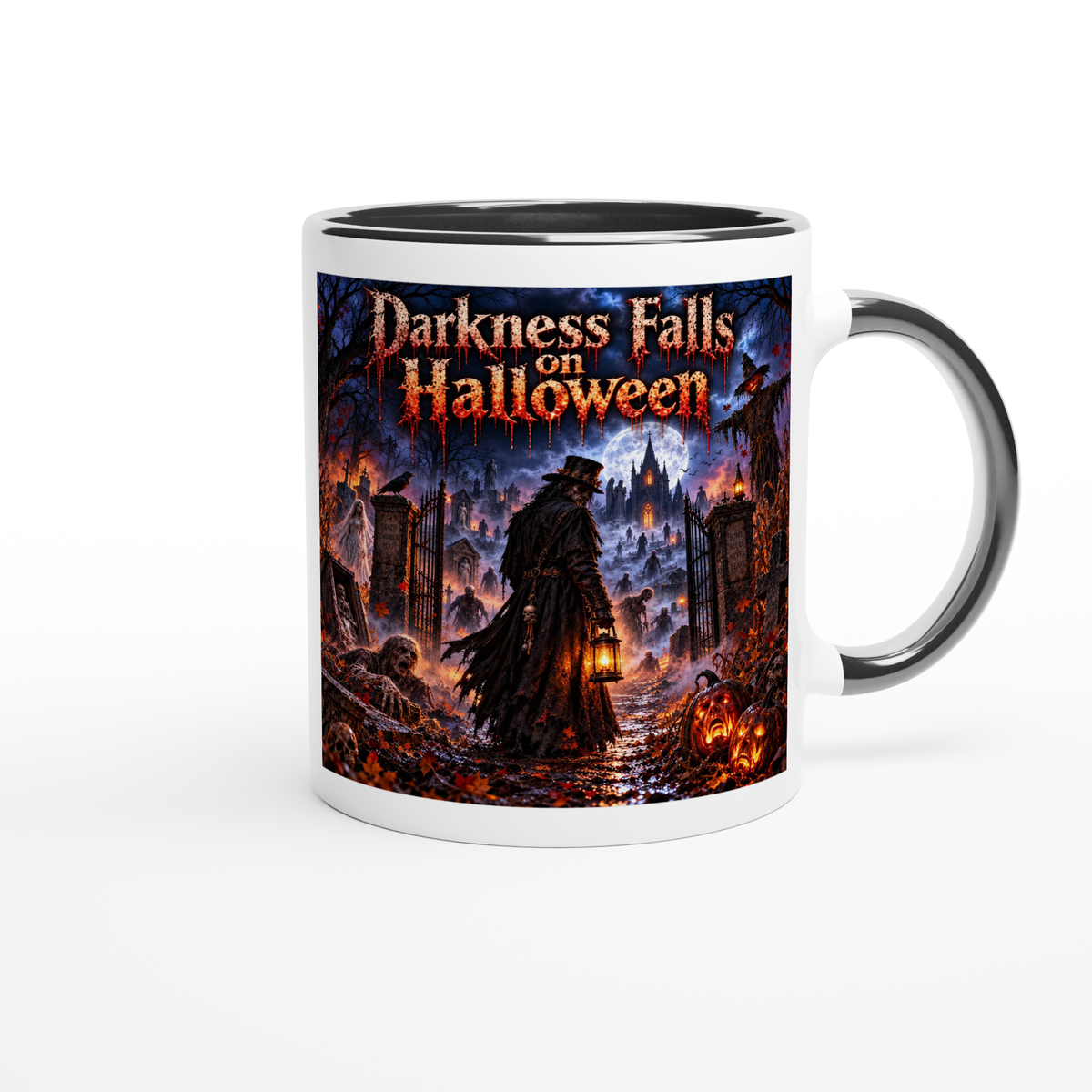 Darkness Falls on Halloween - Ceramic Mug