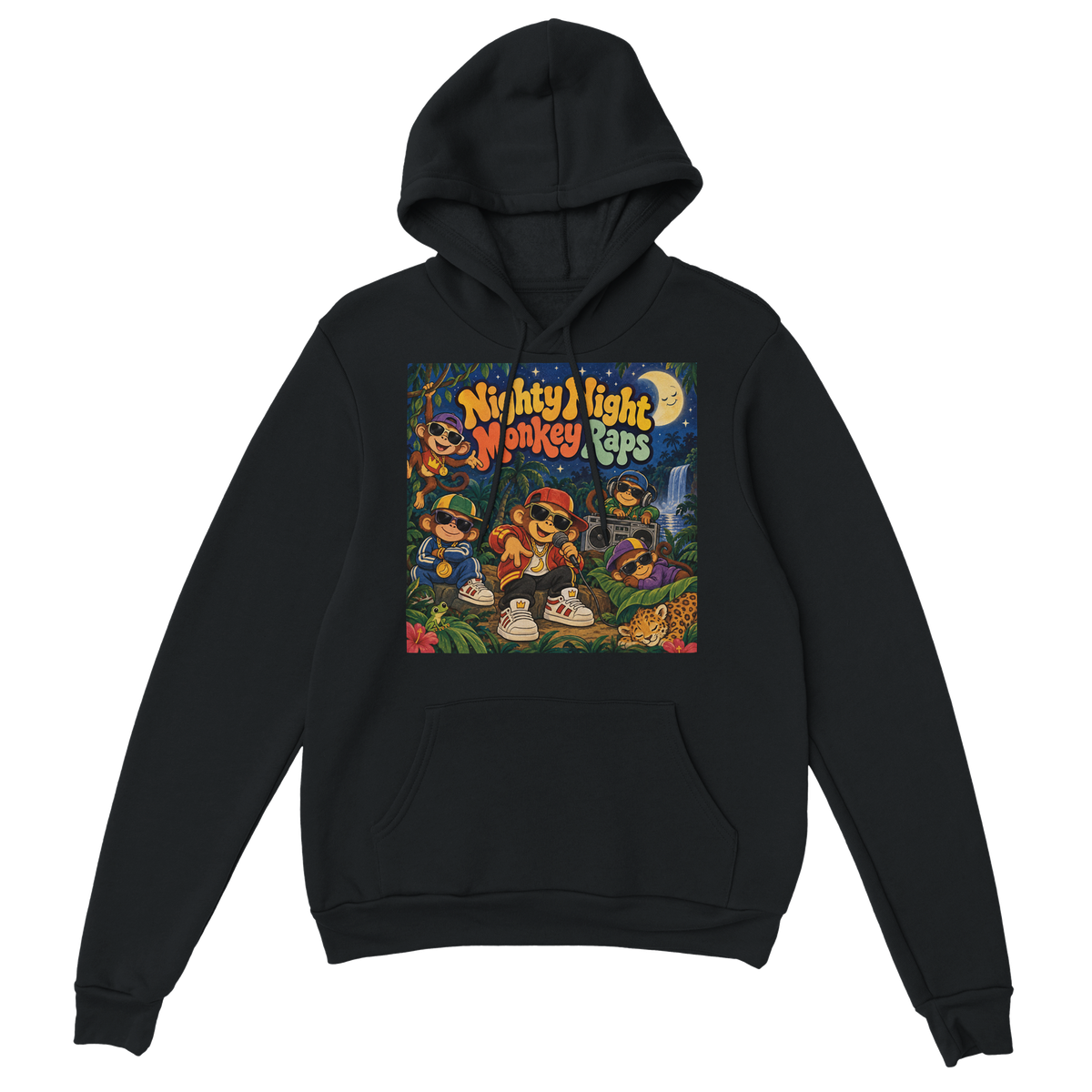Nighty Night Monkey Raps - Classic Unisex Pullover Hoodie
