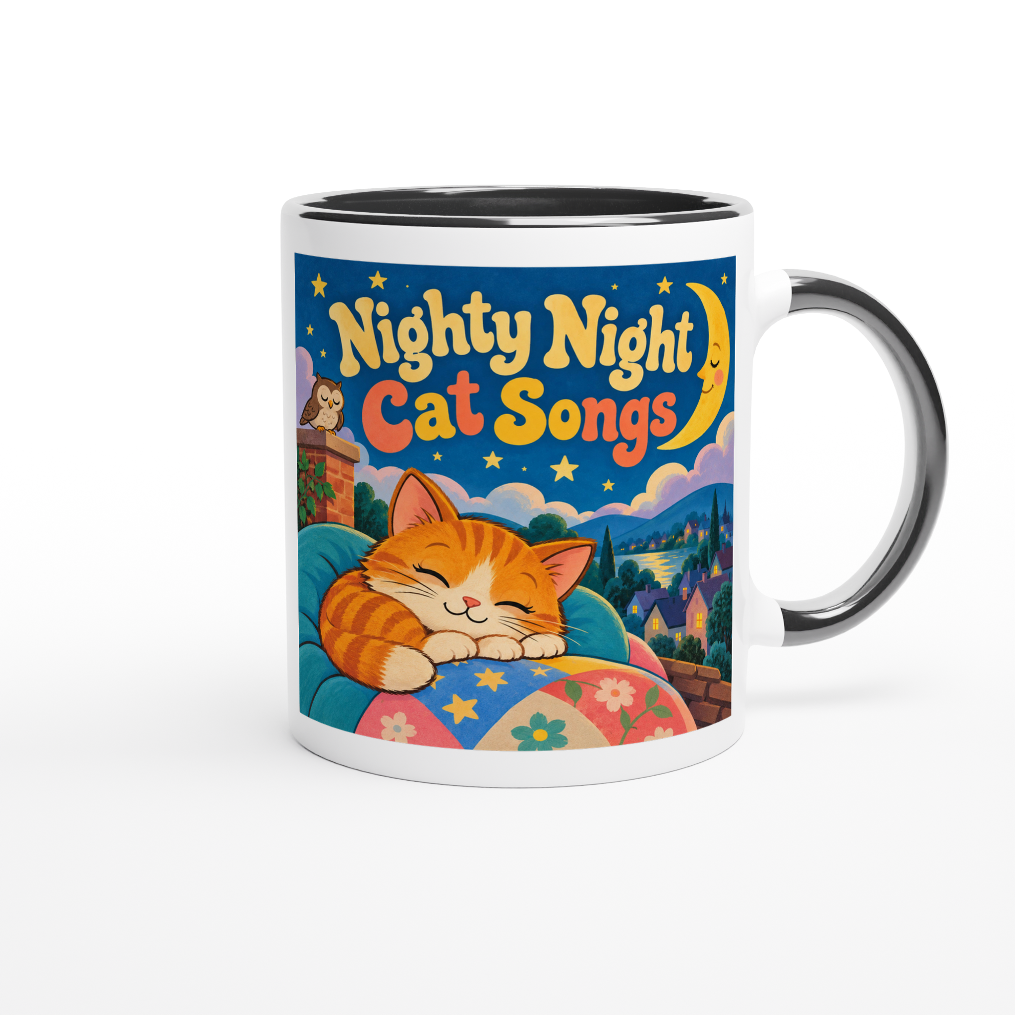 Nighty Night Cat Songs - Ceramic Mug