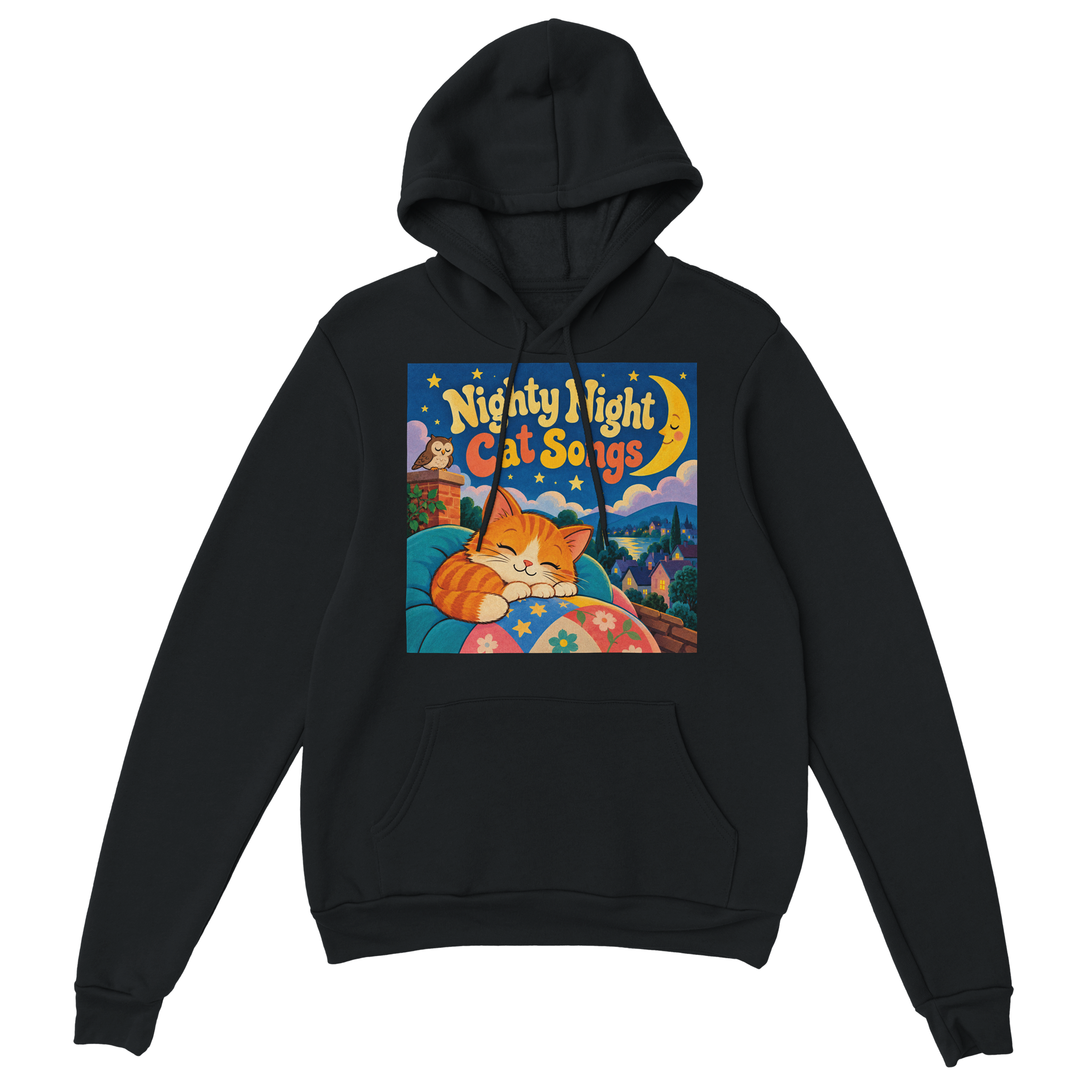 Nighty Night Cat Songs - Classic Unisex Pullover Hoodie