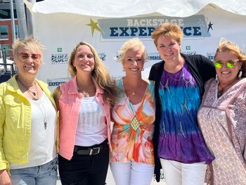 (Kitchener Blues Festival)  L - R: Dale Anne Brendon, Sarah Smith, Cheryl Lescom, Alison Dale & Chuckee Zehr
