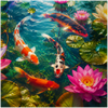 Koi Dreaming (feat. Parichad) - Fine Art Poster