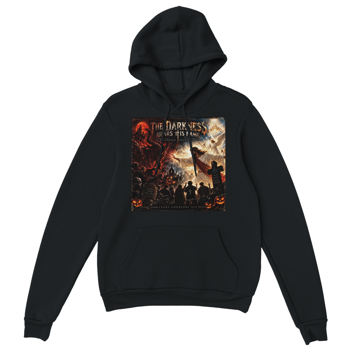 THE DARKNESS HEARS HIS NAME - Classic Unisex Pullover Hoodie