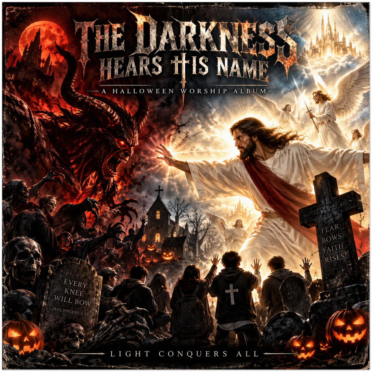 THE DARKNESS HEARS HIS NAME - Fine Art Poster