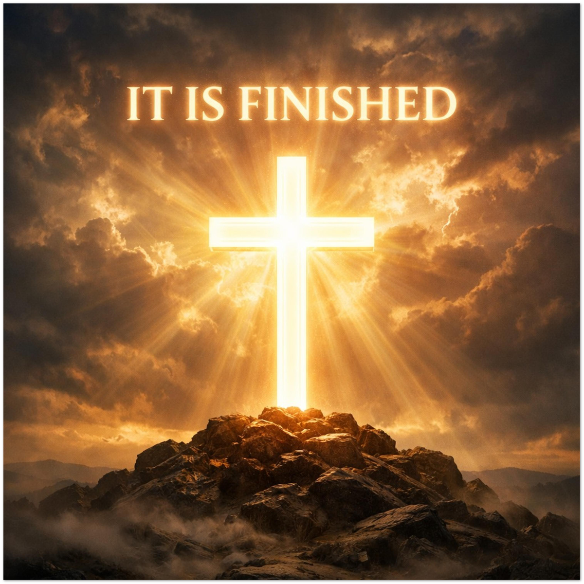 IT IS FINISHED - Fine Art Poster