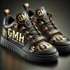 GMH Black Lowtop Sneakers