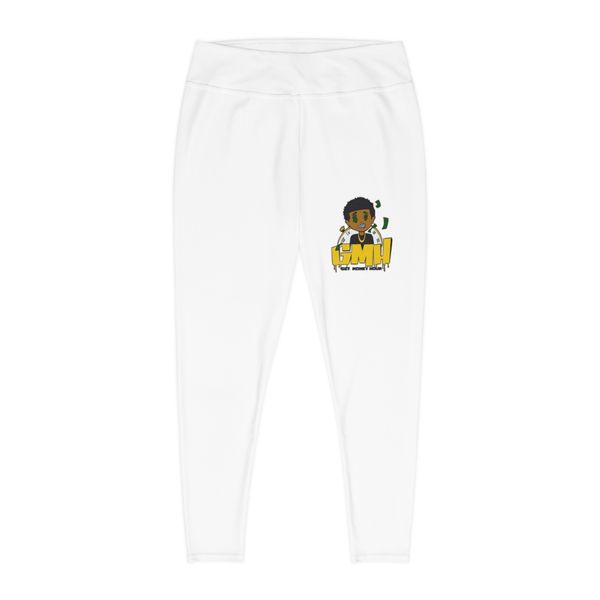 GMH Black & Gold Plus-Size Leggings