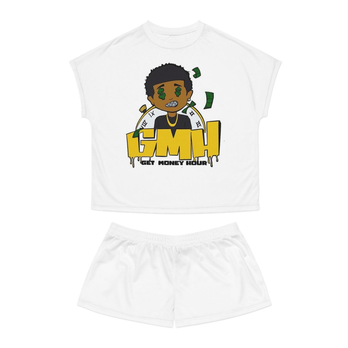 GMH Black & Gold Short PJ Set