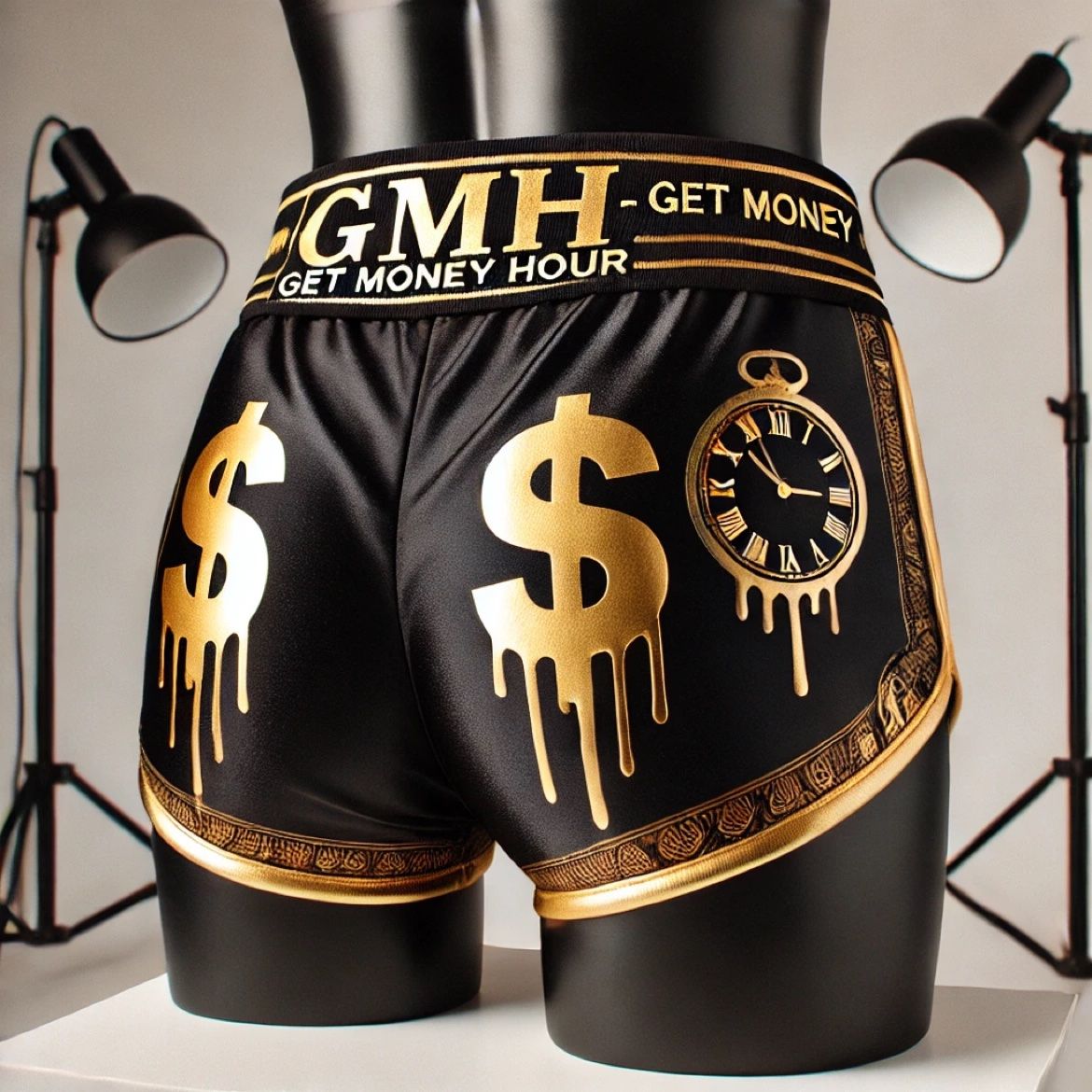 GMH Black & Gold Boxer Briefs