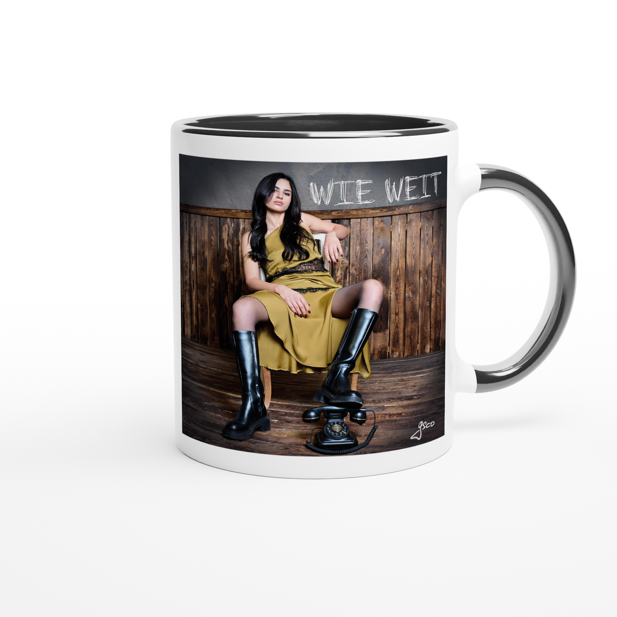 wie weit - Ceramic Mug