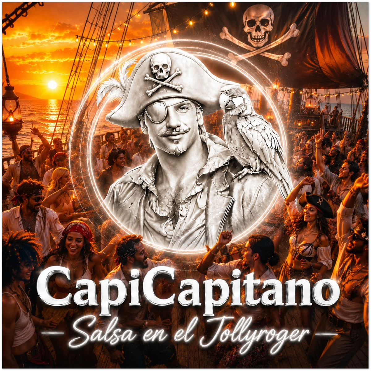 Salsa en el Jollyroger - Fine Art Poster