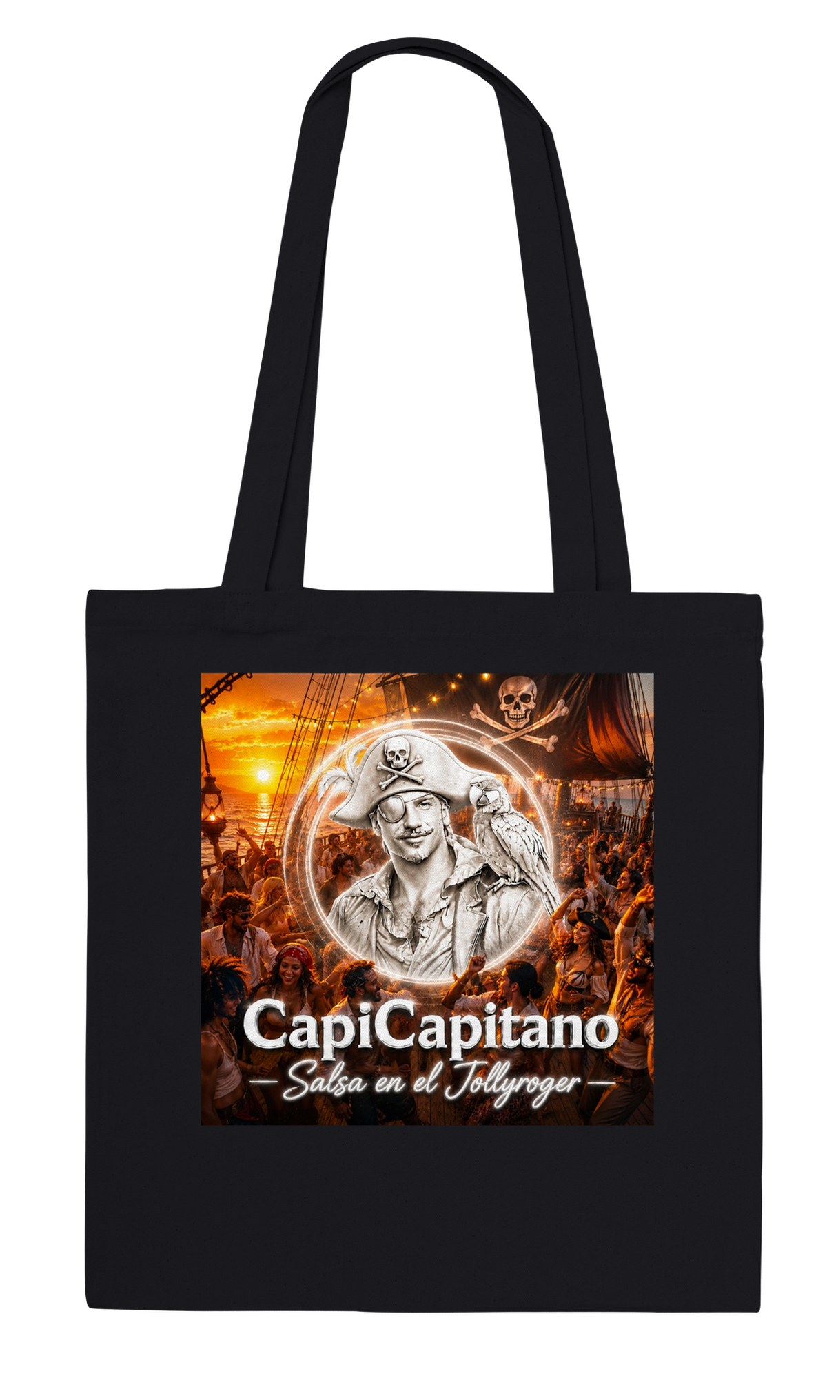 Salsa en el Jollyroger - Tote bag