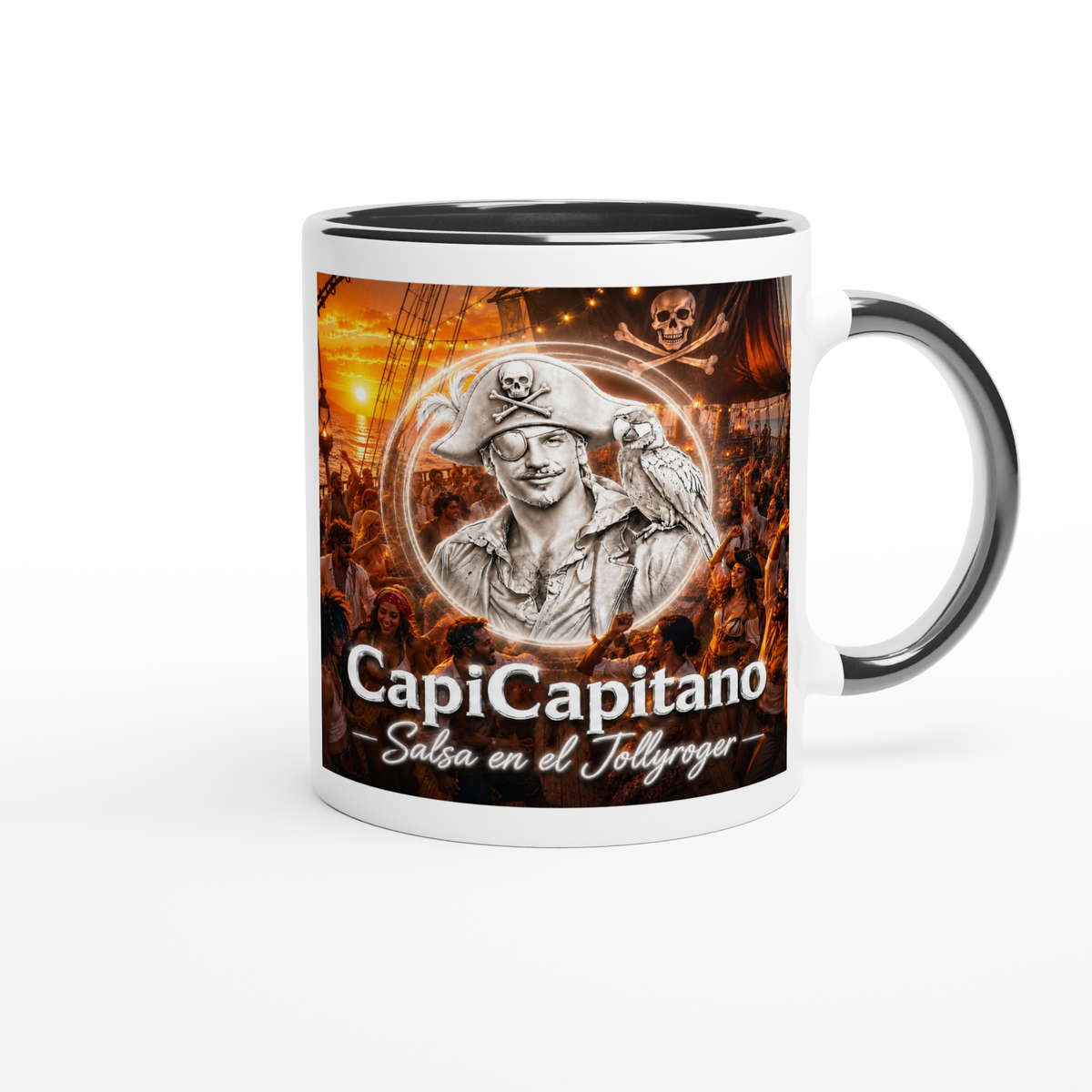 Salsa en el Jollyroger - Ceramic Mug