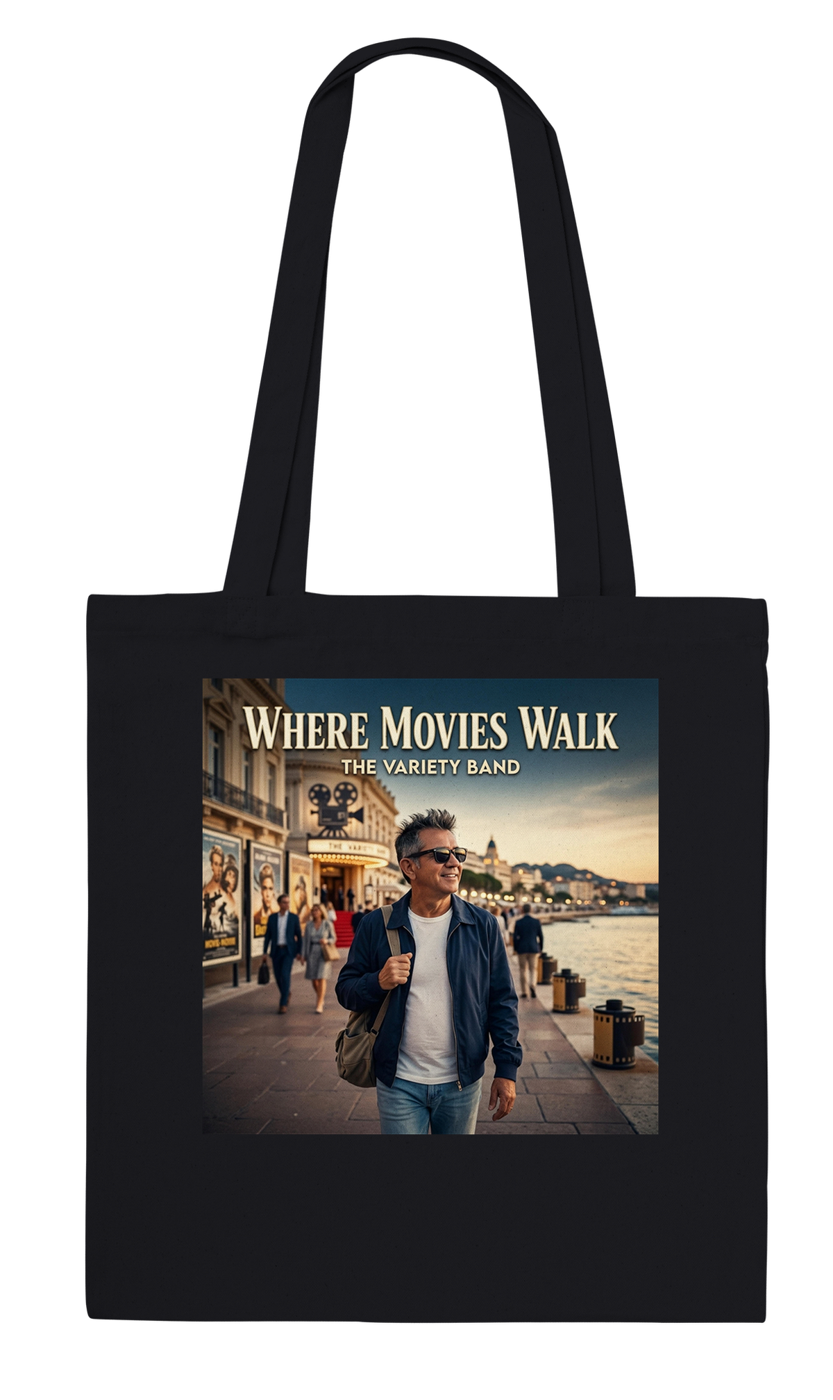 Where the Movies Walk - Tote bag