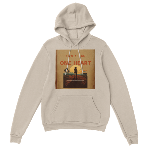 Two Flags, One Heart - Classic Unisex Pullover Hoodie