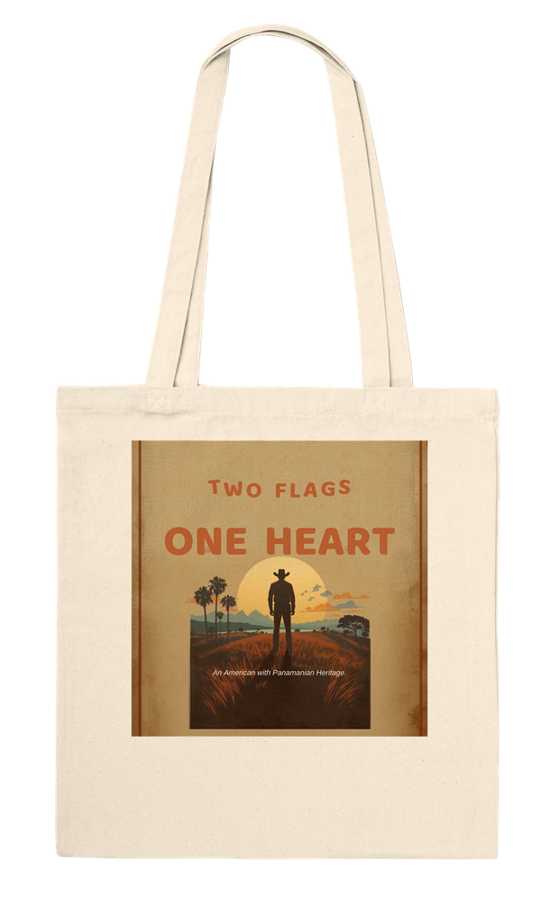 Two Flags, One Heart - Tote bag