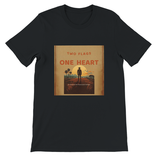 Two Flags, One Heart - Unisex T-Shirt