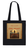 Two Flags, One Heart - Tote bag