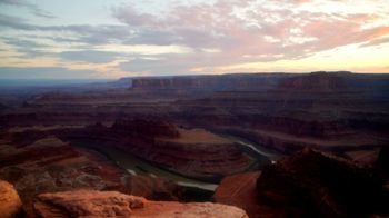 sunsetting at Dead Horse
