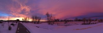 waking up to ethereal sunrise
