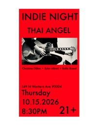 Indie Night at Thai Angel