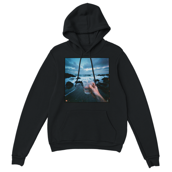 Coastline (With a Blacked-Out Heart) - Classic Unisex Pullover Hoodie