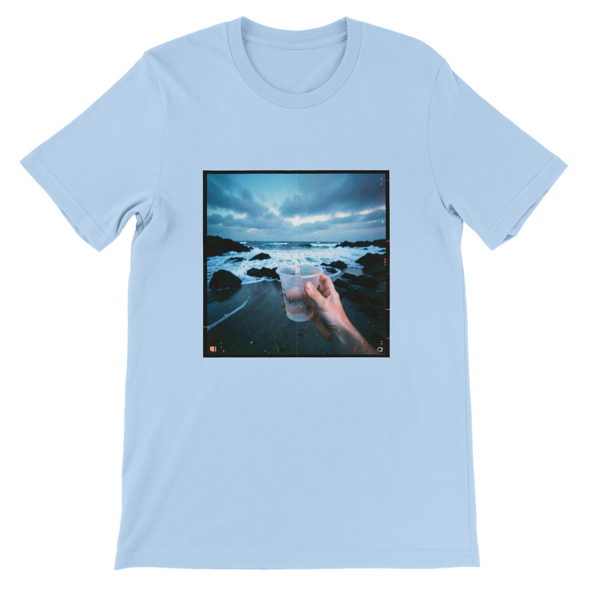 Coastline (With a Blacked-Out Heart) - Unisex T-Shirt